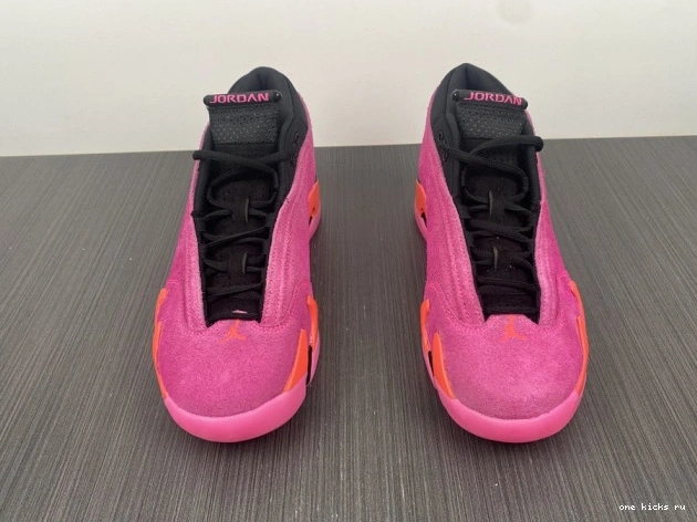 Rep 14 Jordan Low Pink (W) DH4121-600 Shocking Retro 0714